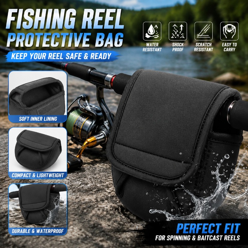 Fishing Line Spooler - Borsa Protettiva per Mulinello da Pesca,